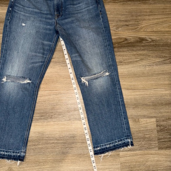 Frame Women's Heritage Piper High Rise Straight Leg Jeans Size 29 Distressed - Picture 3 of 8